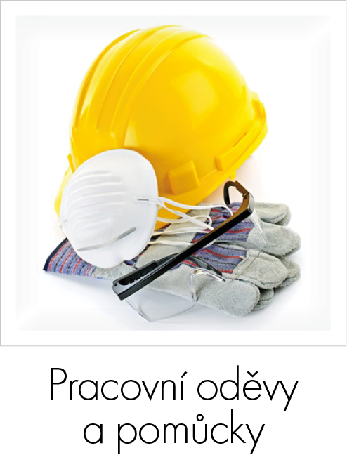 pracovní oděvy a pomůcky