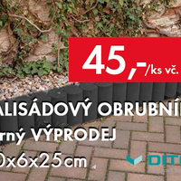 VÝPRODEJ PALISÁDOVÝCH OBRUBNÍKŮ VÝPRODEJ PALISÁDOVÝCH OBRUBNÍKŮ