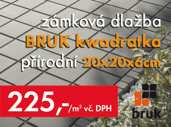 Bruk Kwadratka 20x20x6cm